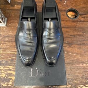 Dior Men’s Black Leather Penny Loafers |US 10| Goodyear Welt w/ Box & Trees.